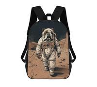 sinyumoney English Bulldog On Mars Mochila Escolar, Mochila Para Portátil, Mochila Unisex Informal Para La Escuela/trabajo/viajes 17inch