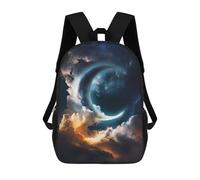 sinyumoney Epic Fantasy Moon Mochila Escolar Infantil Impresa En 3D Para Niños, Mochila De Viaje De Alta Capacidad, Bolsas Para Libros, Mochila Escolar Infantil 17inch
