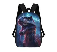 sinyumoney Epic Lightning T Rex Mochilas Escolares Para Ordenador Para El Colegio/trabajo/viajes Para Niñas, Niños Y Adolescentes 17inch