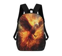 sinyumoney Epic Phoenix Rising Artwork Mochilas Infantiles Impresas En 3D De 17 Pulgadas. Mochila Escolar Informal Impresa En 3D Para Niños De Primaria Y Secundaria.