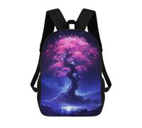 sinyumoney Epic Viole Blue Tree Mochila Escolar Infantil Impresa En 3D Para Niños, Mochila De Viaje De Alta Capacidad, Mochilas Para Libros De 17 Pulgadas Para Niños