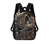 sinyumoney Eternal Golden God Phoenix Mochilas Infantiles Mochila Escolar Impresa En 3D Para Niños Mochilas De Viaje Bolsas Para Libros Para Niños 17inch Mochila Escolar