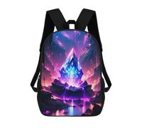 sinyumoney Ethereal Diamond Den Mochila Escolar Resistente Al Agua, Mochila De Viaje, Bolsa Para Computadora Para Campus, Viajes Al Aire Libre, Deportes 17inch