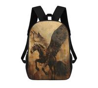 sinyumoney Ethereal Pegasus Mochila Escolar Para Niñas Y Niños, Mochilas De Gran Capacidad, Mochilas Ligeras Para Niños Y Estudiantes 17inch