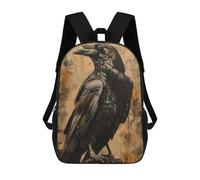 sinyumoney Ethereal Raven Mochila Infantil De Moda Divertida Mochila Escolar Para Niños Y Adolescentes Con Impresión 3D Para Niños 17inch