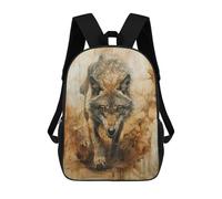 sinyumoney Ethereal Wolf Mochila Infantil, Mochila Escolar Infantil, Mochilas Escolares Impresas En 3D Para Niños Y Estudiantes Adolescentes 17inch