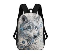 sinyumoney Ethereal Wolf Portrait Mochila Ligera Informal Para El Día A Día, Mochila Escolar Para El Campus, Actividades Al Aire Libre, Viajes Y Deportes 17inch
