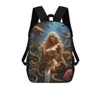 sinyumoney Eve And The Serpents in Eden Garden Mochila Escolar Para Institutos Y Colegios Informales Para El Campus, Actividades Al Aire Libre, Viajes Y Deportes 17inch