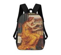 sinyumoney Evelyn De Morgan Mochila Escolar Grande, Ligera E Informal: Perfecta Para Viajes, Trabajo Y Uso Diario 17inch
