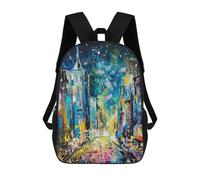 sinyumoney Evening on Fifth Avenue Mochila Escolar Para Niñas Y Niños, Mochilas De Gran Capacidad, Mochilas Ligeras Para Niños Y Estudiantes 17inch