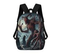 sinyumoney Evil Demon in Dark Castle Mochilas Escolares Para La Escuela Secundaria, Preparatoria, Universidad Y Viajes Para Hombres, Mujeres Y Adolescentes 17inch