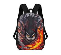 sinyumoney Evil Ninja Owl Mochila Escolar Impermeable Para Ordenador Portátil Para Adolescentes, Chicas, Chicos, Mujeres Y Hombres 17inch