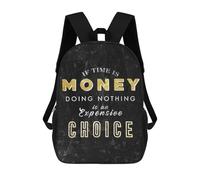 sinyumoney Expensive Choice Mochila Escolar De 17 Pulgadas Impresa En 3D Mochilas Infantiles Mochila Genial Impresa En 3D Para Niños De Primaria Y Secundaria