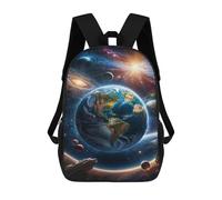 sinyumoney Explore Our Amazing Planet Earth Mochila Escolar Para Secundaria, Mochila Informal Para Niñas Y Adolescentes 17inch