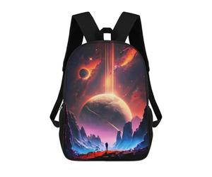 sinyumoney Explore The Universe Mochila Escolar Para Niñas 17inch Mochila Informal Ligera Para Niños Y Niñas, Ideal Para Estudiantes De Secundaria