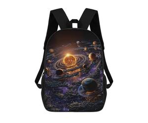 sinyumoney Exploring The Solar System A Visual Journey Mochila Escolar Infantil Impresa En 3D Para Niños, Mochila De Viaje De Alta Capacidad, Mochilas Para Libros De 17 Pulgadas Para Niños