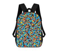 sinyumoney Expressionist Traits 04 Mochila Infantil, Mochila Escolar Impresa En 3D, Mochila Para Niños Y Niñas, Mochila Escolar Ajustable Para La Escuela Primaria 17inch