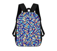 sinyumoney Expressionist Traits 05 Mochila Ronaldo, Mochila Infantil, Mochila Escolar Para Estudiantes, Mochila Para Libros, Mochila Escolar Impresa En 3D Para Niños Y Niñas, 17inch