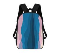 sinyumoney Expressionist Traits Mochila Escolar Mochila Para Niños Impresa En 3D Mochilas Infantiles Para Niños Y Niñas Mochilas Escolares Mochilas De Viaje Para Niños 17inch