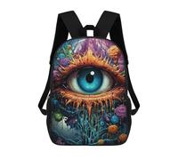sinyumoney Eye Fantasy Mochila Escolar Infantil Impresa En 3D Para Niños, Mochilas De Viaje De Alta Capacidad, Bolsas Para Libros, Mochila Escolar Infantil 17inch