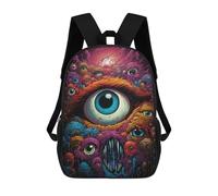 sinyumoney Eye of Madness Mochilas Para Niños, Mochilas Escolares Personalizadas En 3D Para Niños Y Niñas, Mochilas Escolares Grandes, Mochilas Informales Para El Día A Día 17inch