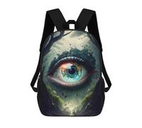 sinyumoney Eye of The Forest -1 Mochila Escolar Infantil Impresa En 3D, Mochila Informal De Moda Para Niños, Mochila De Viaje De Alta Capacidad Para Libros Para Niños 17inch