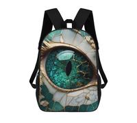 sinyumoney Eye of The Jade Dragon Mochila Escolar Mochilas Escolares Para Niñas Y Niños Mochila Con Bolsillo Mochila Escolar De Moda Para Niños 17inch