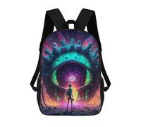 sinyumoney Eye of The Universe -4 Mochilas Escolares Para Niños Y Niñas, Mochilas Deportivas Informales Para Primaria, Mochilas De Gran Capacidad Para Libros 17inch