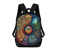 sinyumoney Eye of The Universe Mystic Vision Mochila Escolar Impresa En 3D Para Niños Y Niñas, Mochila Escolar, Mochila De Viaje Para Niños 17inch