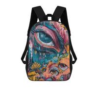 sinyumoney Eyes of The City Mochilas Impresas En 3D Para Niños, Mochila Escolar, Mochila Informal Para Exteriores, Mochila Informal De Moda Para Niños, Lindas Bolsas De Viaje 17inch