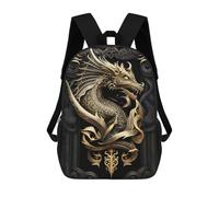 sinyumoney Fabled Dragon Art Deco Mochila Escolar Impresa En 3D 17inch Mochila Escolar Infantil Mochilas De Viaje Mochila Informal De Moda Para Niños Y Estudiantes
