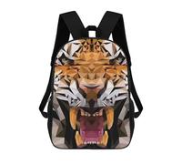 sinyumoney Face Tiger 3d Mochila Escolar Infantil Impresa En 3D, Mochila Informal De Moda Para Niños, Mochila De Viaje De Alta Capacidad Para Libros Para Niños 17inch