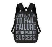 sinyumoney Failure Is Path To Success, Motivational Mochila Escolar, De Viaje, Universitaria, Para El Campus, Para Actividades Al Aire Libre Y Deportes 17inch