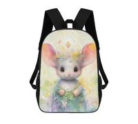 sinyumoney Fairy Flower Mouse 17inch Mochila Escolar Impresa En 3D Para Niños, Mochila Escolar Informal De Moda, Mochilas De Viaje Para Niños Y Estudiantes.