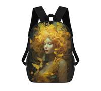 sinyumoney Fairy in Yellow Mochila Escolar Mochila Para Niños Impresa En 3D Mochilas Infantiles Para Niños Y Niñas Mochilas Escolares Mochilas De Viaje Para Niños 17inch