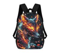 sinyumoney Fairy Neon Fox Mochila Escolar, Mochila Infantil Para Niños Y Adolescentes, Regalos, Mochilas De Día Con Impresión 3D, Mochila Escolar, Mochila Para Libros 17inch
