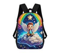 sinyumoney Fairy Rainbow Boy Mochila Escolar Infantil De 17 Pulgadas Con Estampado 3D De Películas De Anime Para Niños, Mochila De Viaje, Mochila Escolar Infantil