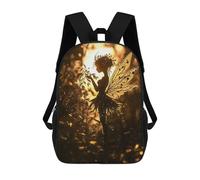 sinyumoney Fairy Silhouette in Forest Mochilas Para Niños Mochila Escolar Mochila Escolar Impresa En 3D Mochilas Escolares De Moda Para Niños De Primaria Y Secundaria 17inch