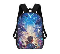 sinyumoney Fairy Tales Forest Mochila Infantil, Mochila Escolar Infantil, Mochilas Escolares Impresas En 3D Para Niños Y Estudiantes Adolescentes 17inch