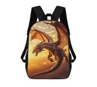 sinyumoney Fairytale Flying Dragon Mochila Infantil, Mochila Escolar Para Niños Y Adolescentes, Mochila De Viaje, Mochila Escolar, Mochila Para Libros 17inch