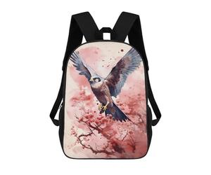sinyumoney Falcon Cherry Blossom Mochila Escolar, Mochila Para Portátil, Mochila Para Camping, Aventuras Al Aire Libre Y Viajes Diarios 17inch
