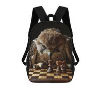sinyumoney Falcon Chess Mochila Infantil, Mochila Escolar Para Niños, Mochila Escolar Infantil Con Estampado 3D De Dibujos Animados, Mochila De Gran Capacidad Para Niños Y Niñas 17inch