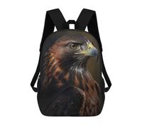 sinyumoney Falcon Portrait Mochilas Impresas En 3D Para Niños 17inch Mochilas De Moda Informales Para El Día A Día, Bolsas De Viaje, Mochilas Informales Para Exteriores Para Niños Y Niñas