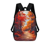 sinyumoney Fall Color Trees Pixel Art Mochila Escolar, Mochila Para Portátil, Mochila Para Adolescentes, Niñas, Niños, Mujeres Y Hombres 17inch