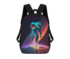 sinyumoney Fancy Colorful Astronaut Mochila Escolar Infantil Impresa En 3D Mochila De Viaje De Alta Capacidad Bolsas Para Libros Mochila Infantil 17inch