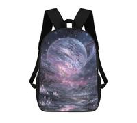 sinyumoney Fantasy Alien Planet Landscape Mochila Escolar Resistente Al Agua, Mochila Escolar De Negocios Para Hombres/mujeres 17inch