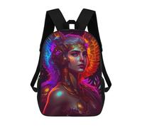 sinyumoney Fantasy Angel Portrait Mochila Escolar Infantil Impresa En 3D, Mochila Informal De Moda Para Niños, Mochila De Viaje De Alta Capacidad Para Libros Para Niños 17inch