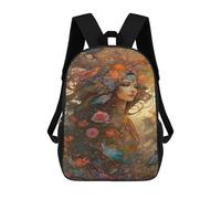 sinyumoney Fantasy Artwork Nature's Harmony Mochilas De 17 Pulgadas Para Niños, Mochilas Escolares Impresas En 3D Para Estudiantes De Primaria Y Secundaria, Para Niños Y Niñas.