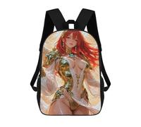 sinyumoney Fantasy Battle Angel of The Sun Mochila Escolar, Bolso De Negocios, Bolso Para Portátil Duradero Para Campus, Actividades Al Aire Libre, Viajes Y Deportes 17inch