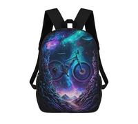 sinyumoney Fantasy Bicycle Journey Mochila Escolar Grande Para Niños, Niñas, Adolescentes, Hombres Y Mujeres 17inch